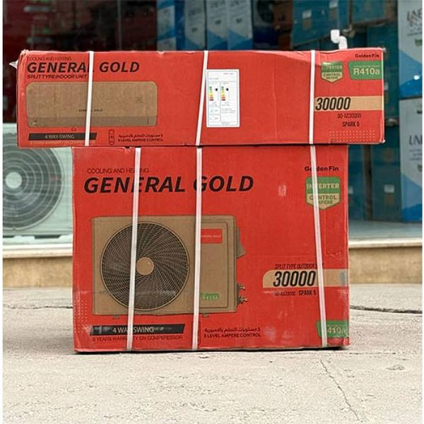 کولر گازی اسپلیت 30000 اینورتر جنرال گلد مدل  GG-AS30000 SPARK5