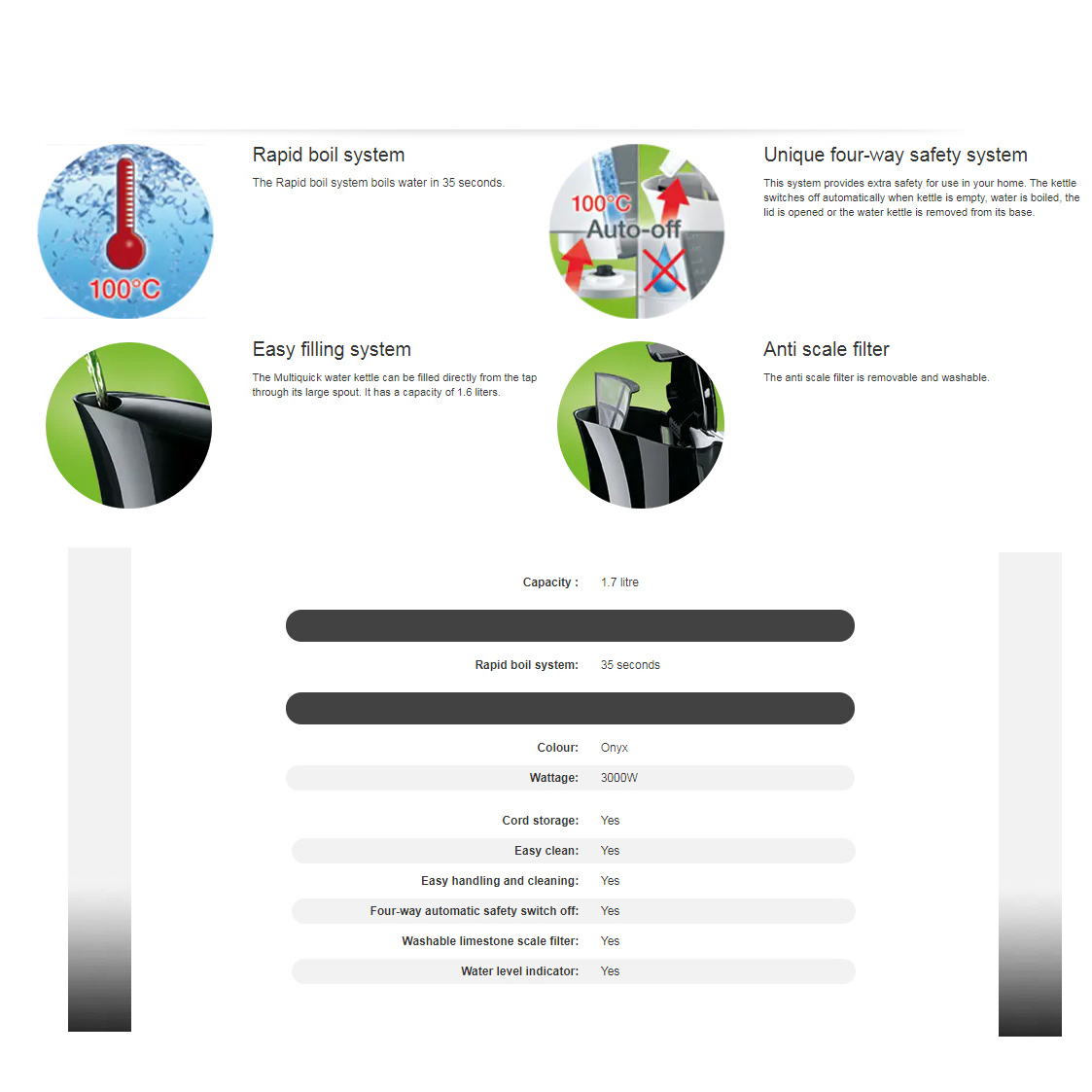 کتری برقی براون مدل WK 500 Onyix