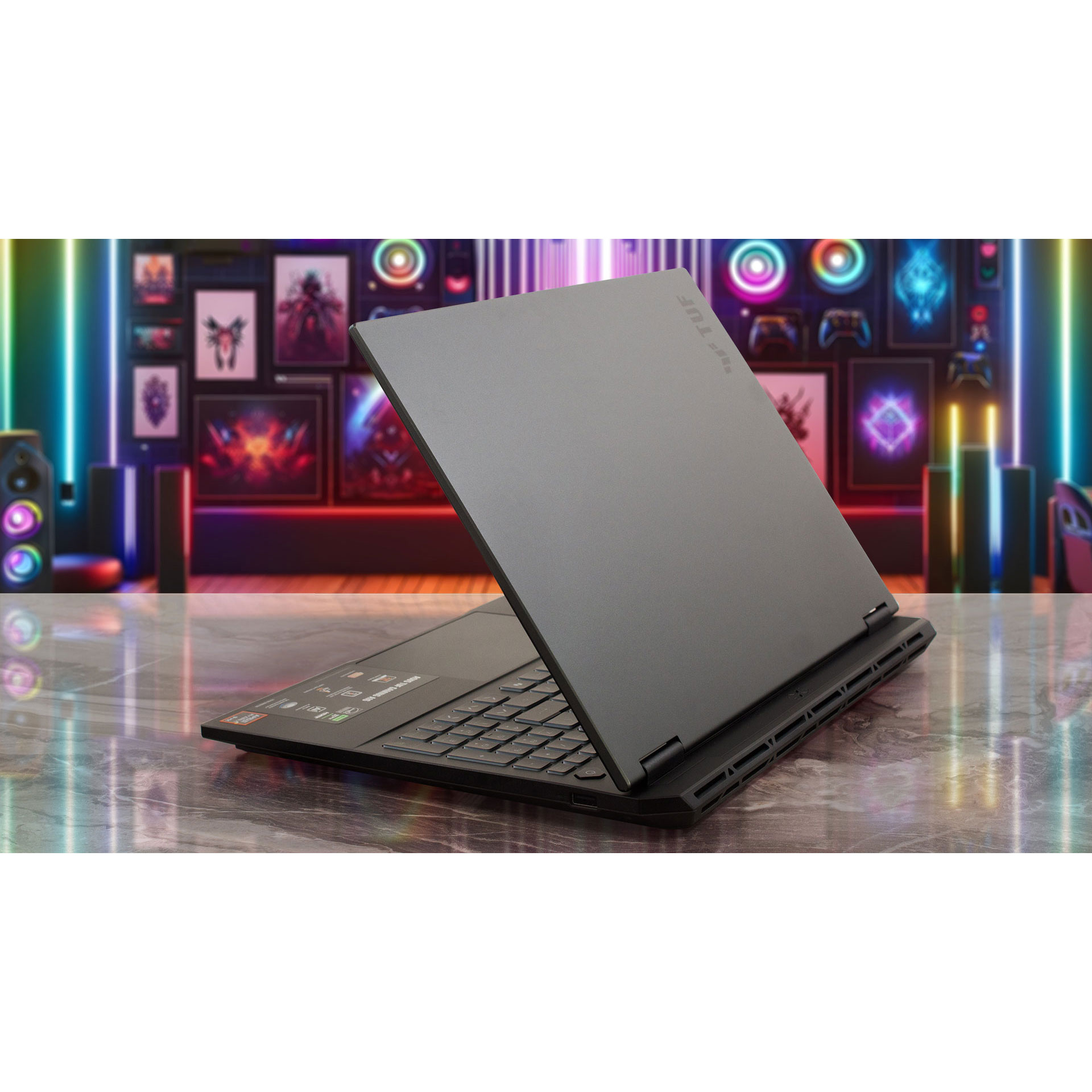 لپ تاپ 16 اینچی ایسوس مدل TUF Gaming A16 FA608WI-M00460-R9 AI HX370-32GB LPDDR5X 7500MHz-1TB SSD-RTX4070 8GB-QHD 165Hz-W
