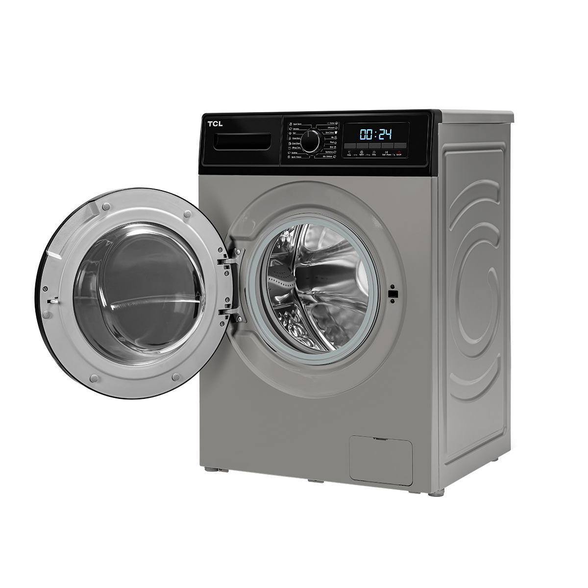 ماشین لباسشویی تی سی ال مدل G82-BS/BW ظرفیت 8 کیلوگرم