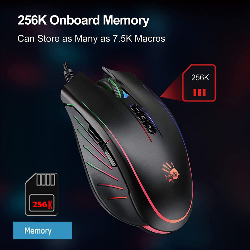 ماوس مخصوص بازی بلادی مدل P_81_S_RGB