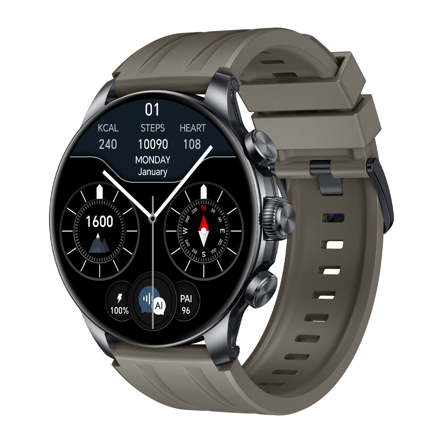 ساعت هوشمند 47 میلی متری گلوریمی مدل GX CLASSICFIT بند سیلیکونی ساعت هوشمند 47 میلی متری گلوریمی مدل GX CLASSICFIT بند سیلیکونی