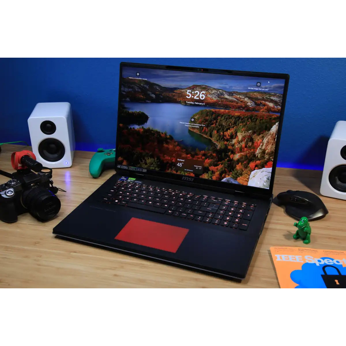 لپ تاپ 18 اینچی ام اس آی مدل Titan 18 HX A14VIG-i9 14900HX-64GB DDR5-2TB SSD-RTX4090-IPS