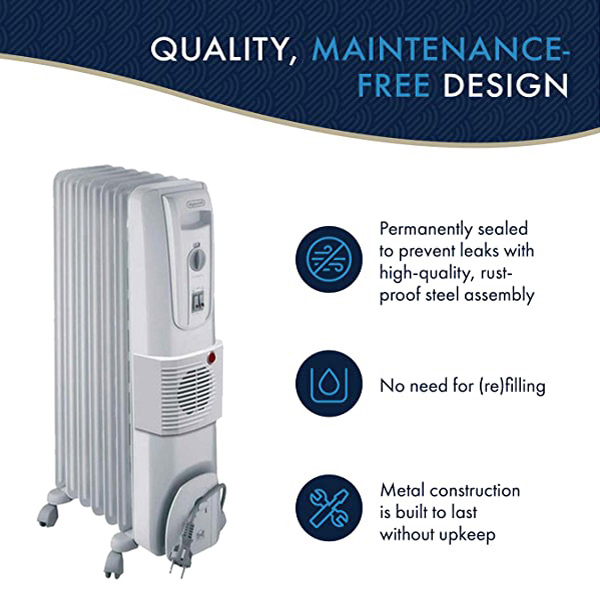 شوفاژ برقی دلونگی مدل KH770720 OIL FILLED