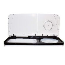 ماشین لباسشویی دو قلو 15.5 کیلوگرم نیمه-اتوماتیک پاکشوما مدل FA15