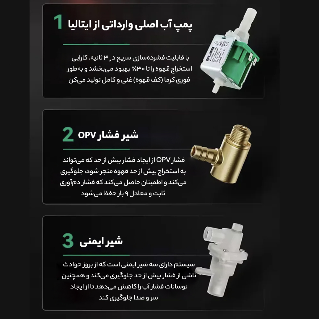 اسپرسو ساز لواک مدل LWK -CM 3235