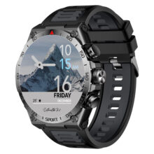 ساعت هوشمند گلوریمی مدل K2 دارای قابلیت های صفحه نمایش رنگی و لمسی، کنترل سطح اکسیژن، بند سیلیکونی