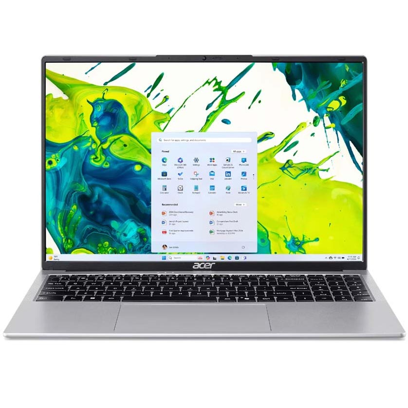 لپ تاپ 16 اینچی ایسر مدل Aspire Lite AL16-54P-39U1-i3 1305U-8GB DDR5 4800MHz-512GB SSD-IPS