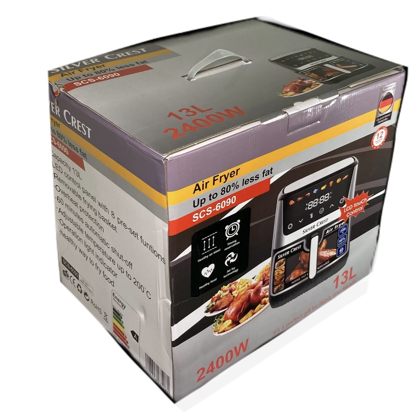 سرخ کن بدون روغن 13 لیتری سیلورکرست مدل 6090