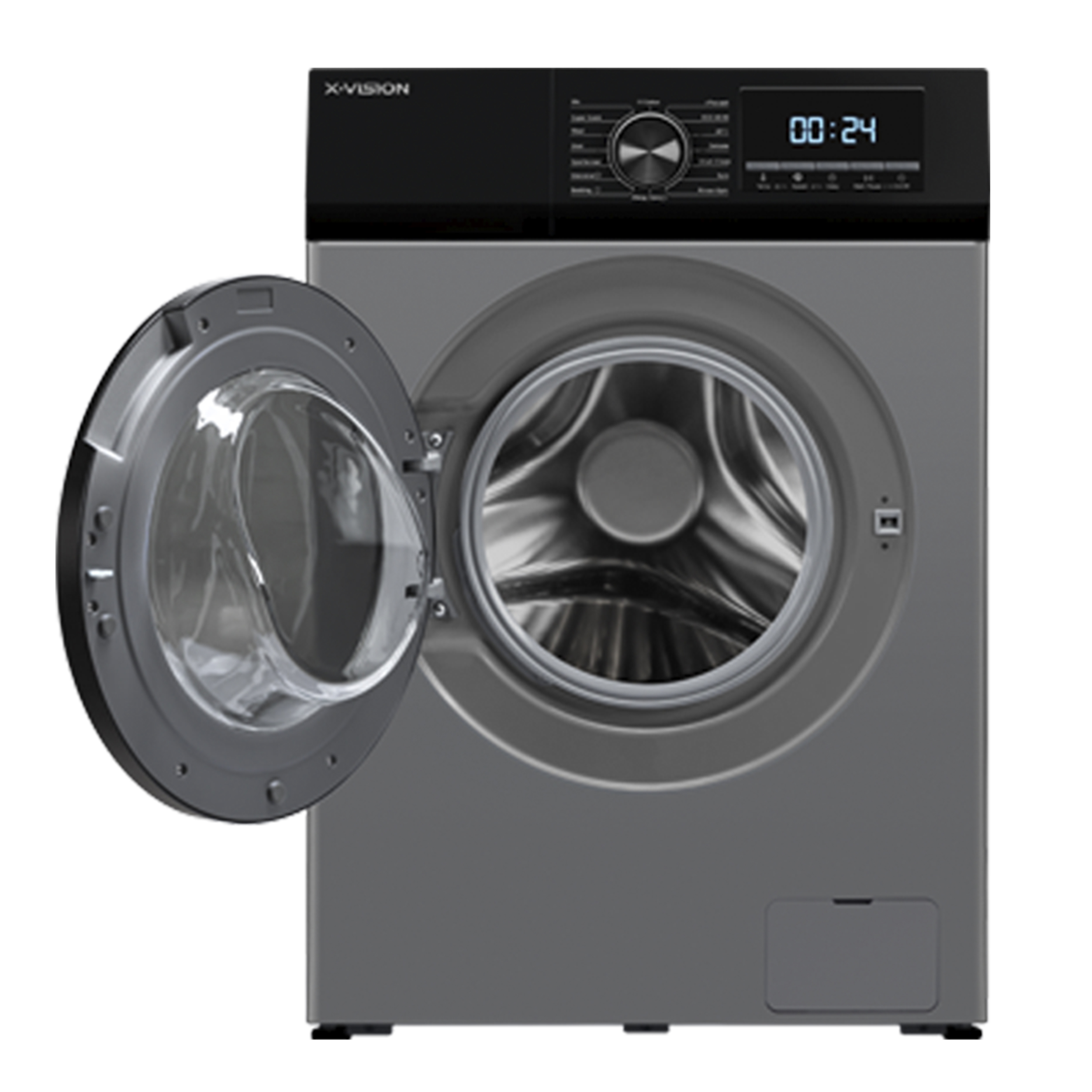 ماشین لباسشویی اتوماتیک ایکس ویژن مدل TP82-BSD ظرفیت 8 کیلوگرم