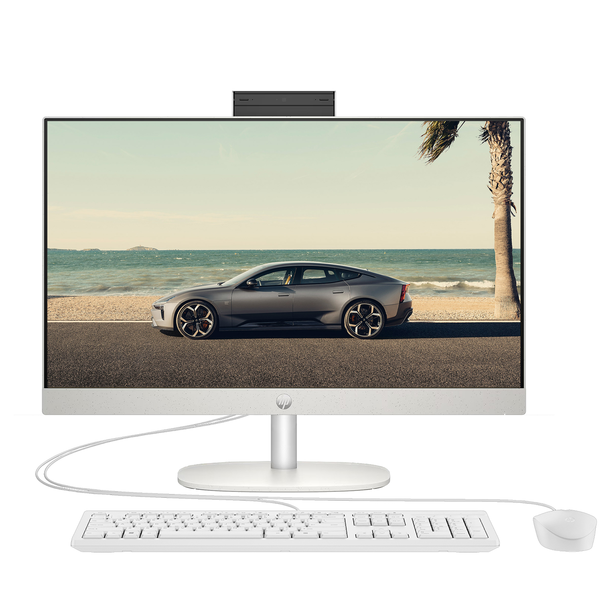 کامپیوتر همه کاره 23.8 اینچ اچ‌ پی مدل CR0323nh با پردازنده Core i5 1334U رم 16 گیگابایت از نوع DDR4 حافظه داخلی 512 گیگابایت SSD کارت گرافیک Iris Xe (Function as UHD Graphics) نمایشگر از نوع IPS