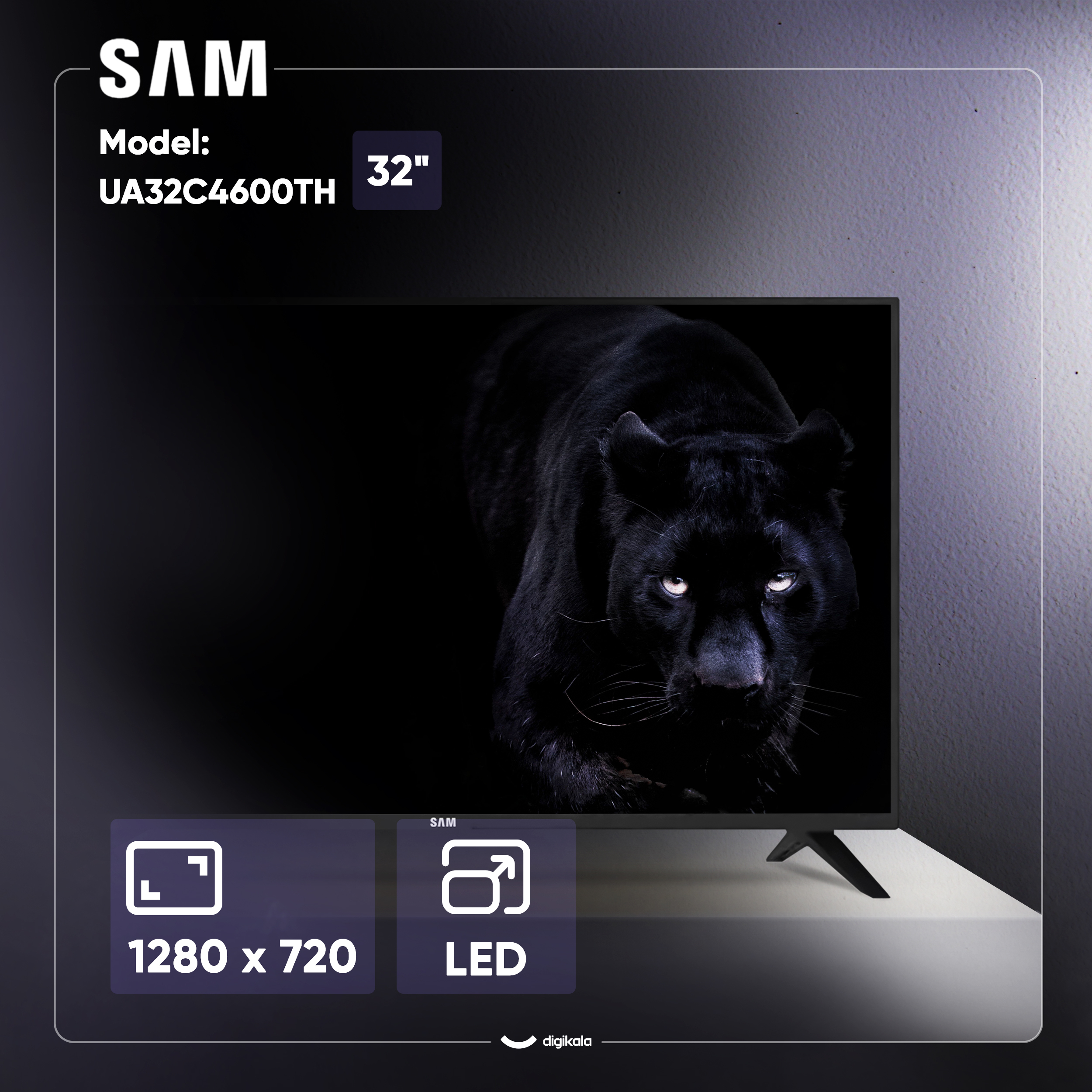 تلویزیون ال ای دی سام الکترونیک مدل UA32C4600TH سایز 32 اینچ