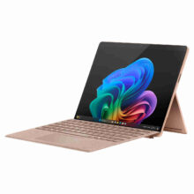 تبلت 13 اینچی مایکروسافت مدل Surface Pro 11-Snapdragon X Elite OLED ظرفیت 1 ترابایت و رم 32 گیگابایت به همراه کیبورد Surface Pro Copilot