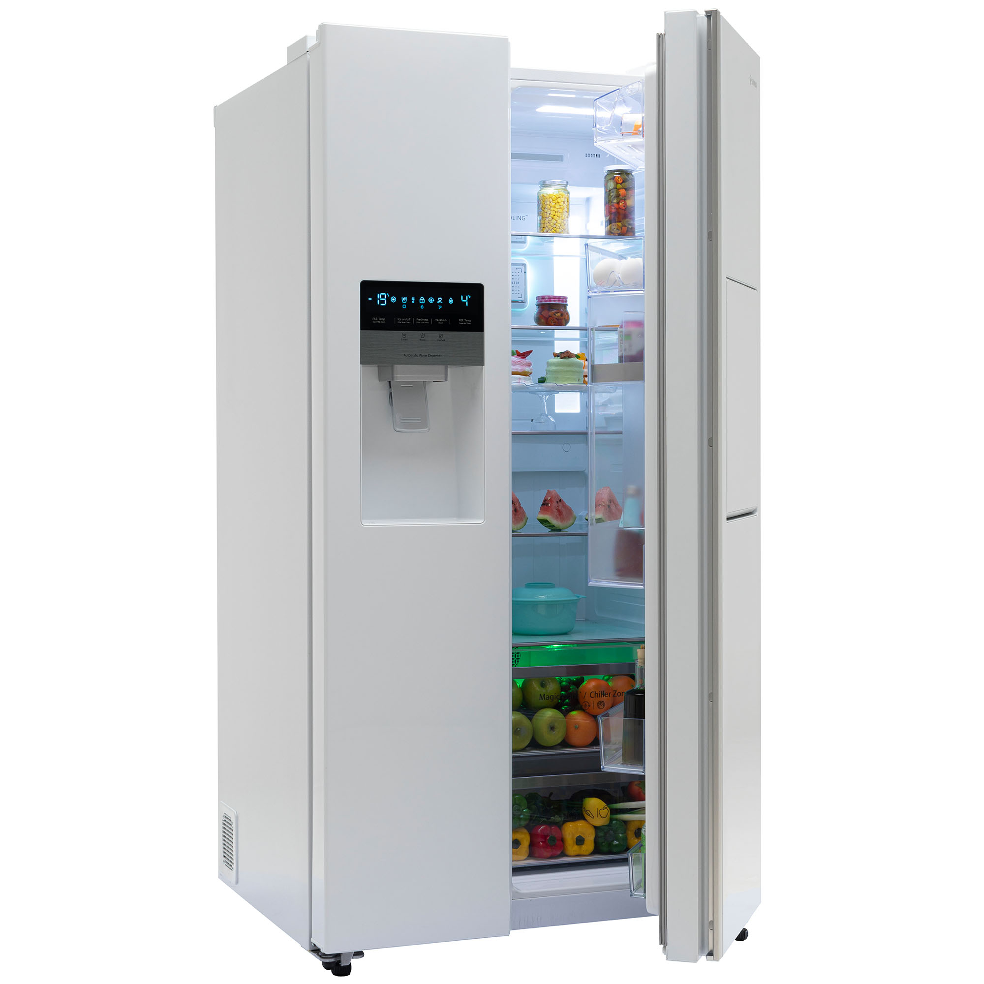 یخچال و فریزر ساید بای ساید 32 فوت اسنوا مدل SN8-2032GW