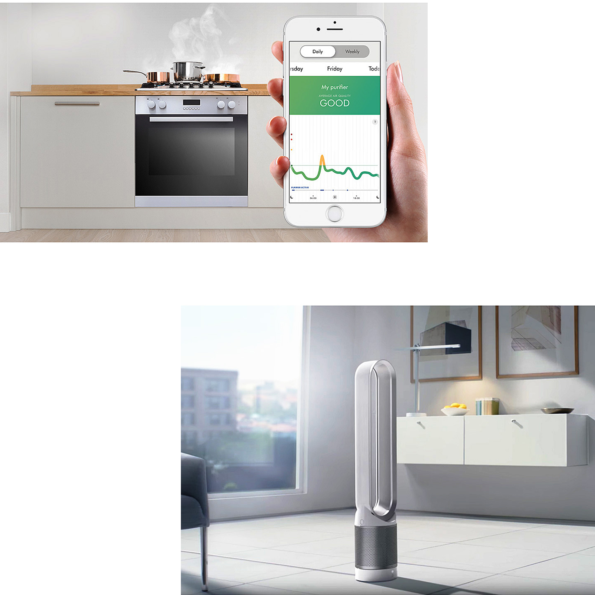 دستگاه تصفیه کننده هوا دایسون مدل Pure Cool Link TP03