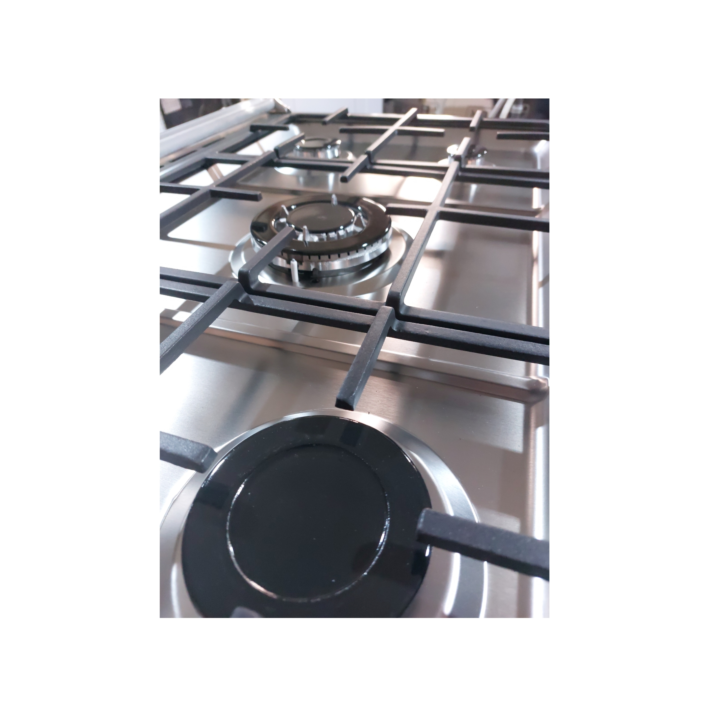 اجاق گاز 5 شعله بوگر مدل استیل