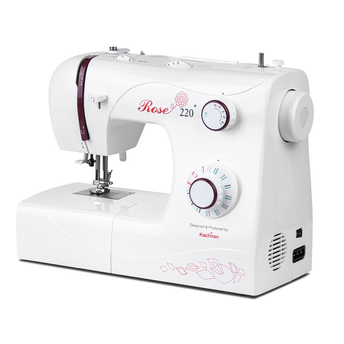 چرخ خیاطی کاچیران مدل رز 220 پلاس