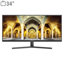 مانیتور گیمینگ 34 اینچ مسترتک مدل PA345UQ ، رزولوشن UltraWide QHD، پنل Rapid IPS، نرخ بروزرسانی 165 هرتز، با نسبت تصویر 21:9، دارای اسپیکر داخلی، دارای پورت HDMI و DisplayPort و USB و خروجی هدفون