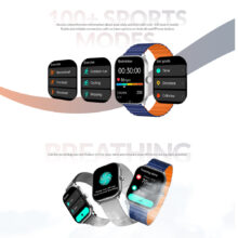 ساعت هوشمند 46 میلی متری گلوریمی مدل GC Plus با بند سلیکیونی و مغناطیسی