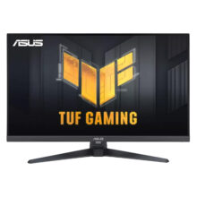 مانیتور گیمینگ 31.5 اینچ ایسوس مدل TUF Gaming VG328QA1A، رزولوشن FullHD پنل VA، نرخ بروزرسانی 170 هرتز، با نسبت تصویر 16:9، دارای اسپیکر داخلی، دارای پورت HDMI و DisplayPort و USB و خروجی هدفون