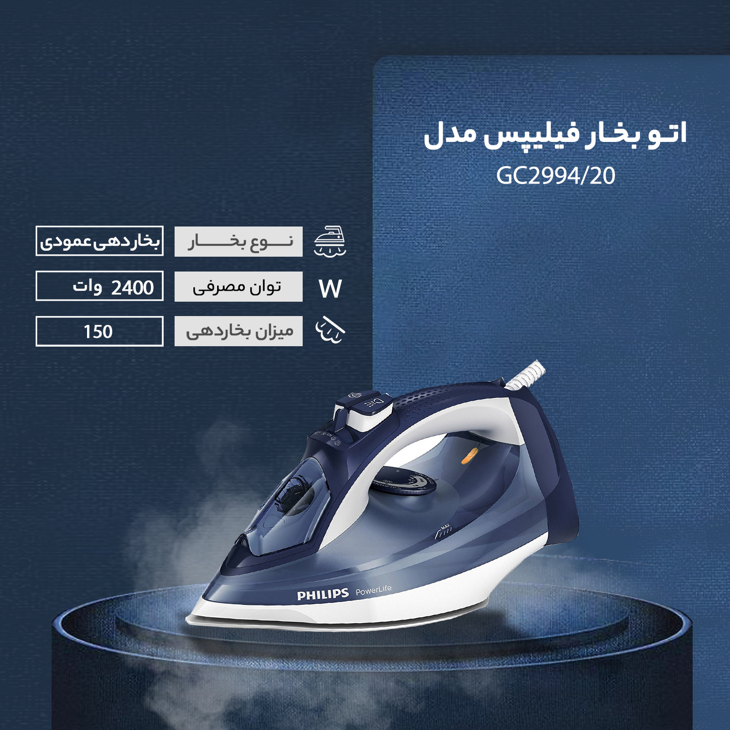 اتوبخار فیلیپس مدل GC2994/20