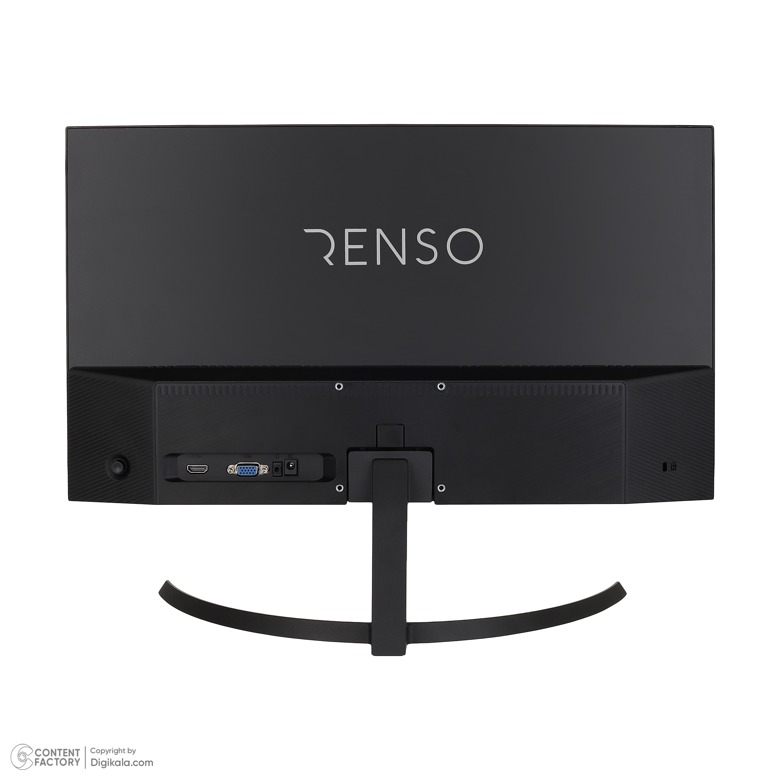 مانیتور رنسو مدل RM-22PRIME سایز 22 اینچ، رزولوشن Full HD، پنل IPS، نرخ بروزرسانی تصویر 100 هرتز، نسبت تصویر 16:9، یک پورت HDMI و یک پورت VGA به همراه ماوس