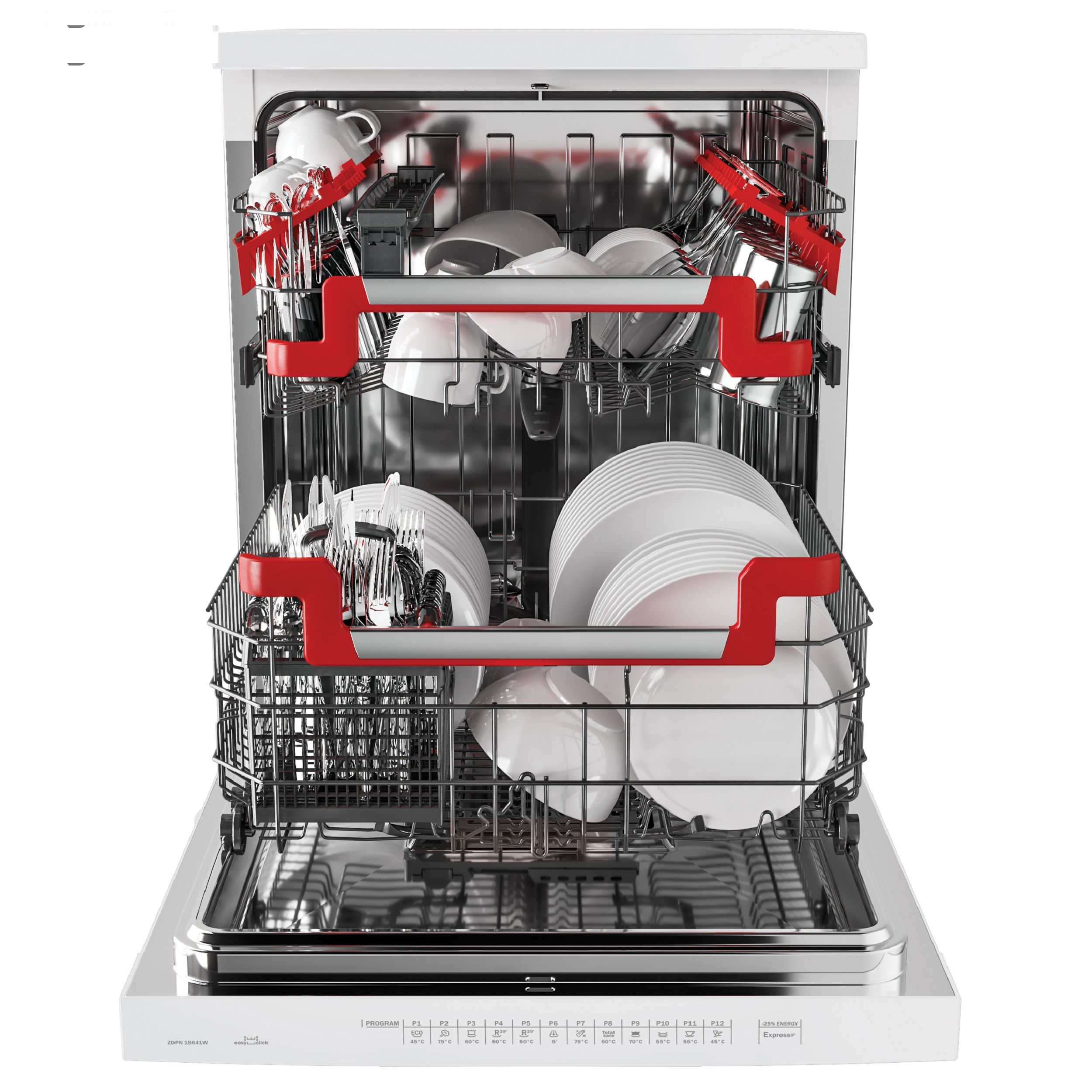 ماشین ظرفشویی 16 نفره زیرووات مدل ZDPN 1S641