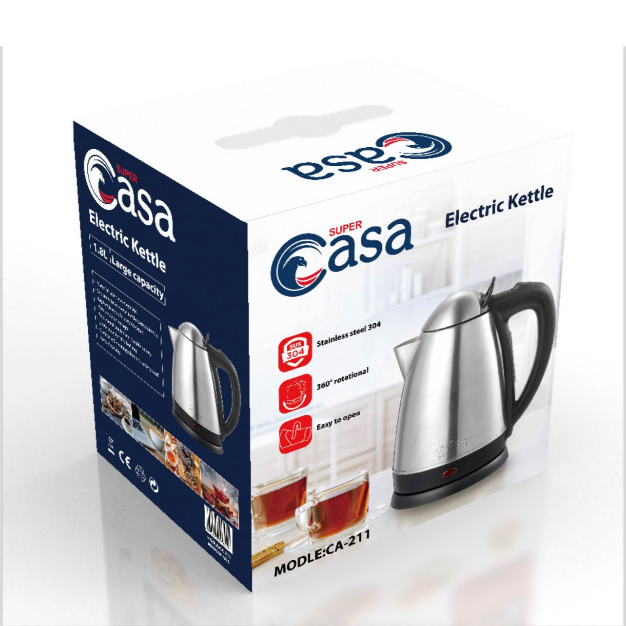 کتری برقی سوپر کاسا مدل CA-211