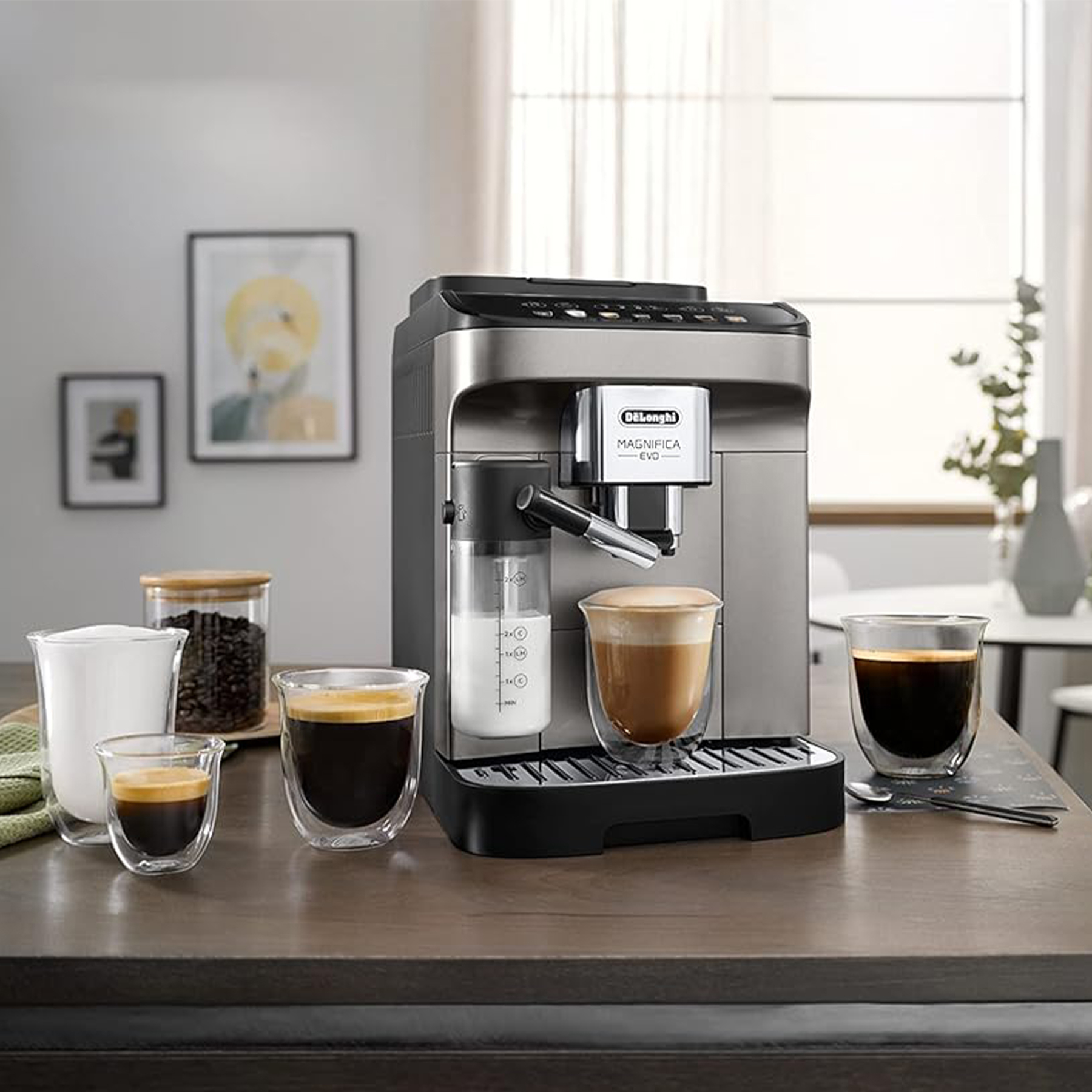 اسپرسو ساز 1800 میلی‌لیتر دلونگی مدل ECAM290.83