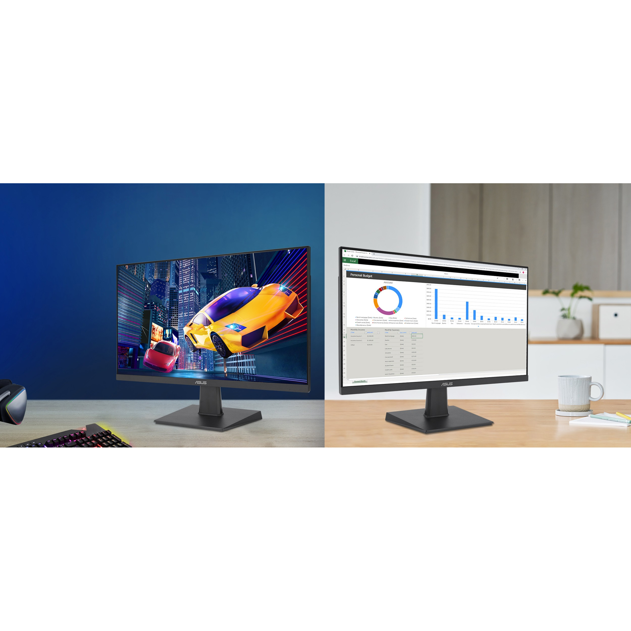 مانیتور 27 اینچ ایسوس مدل VA27EHF