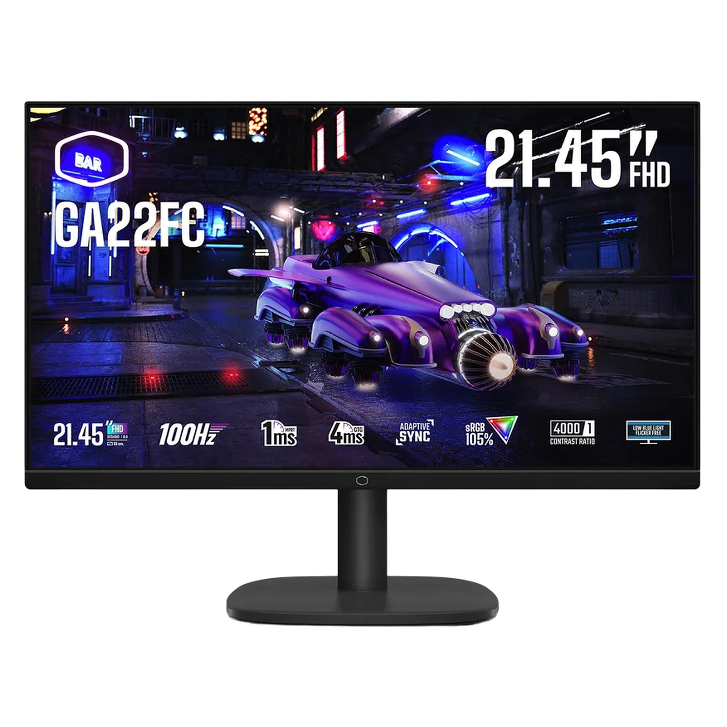 مانیتور گیمینگ 21.45 اینچ کولر مستر مدل CMI-GA22FC