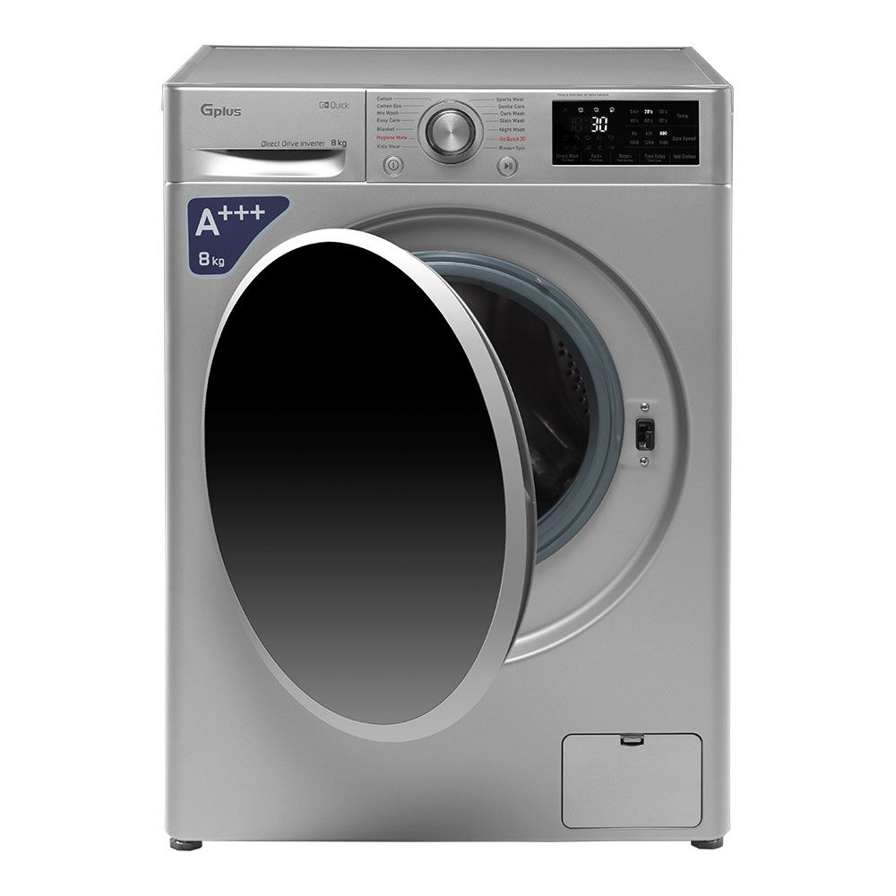ماشین لباسشویی جی پلاس مدل GWM-L807S ظرفیت 8 کیلوگرم