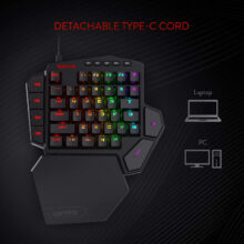 کیبورد مخصوص بازی ردراگون مدل K585 DITI