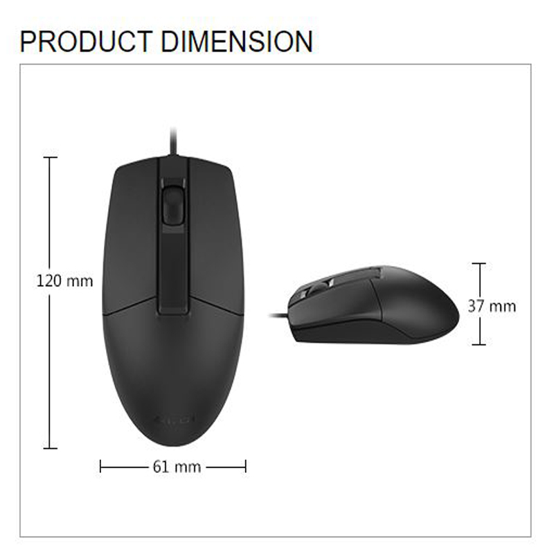 ماوس ای فورتک مدل O_P_33O_S_SILENT