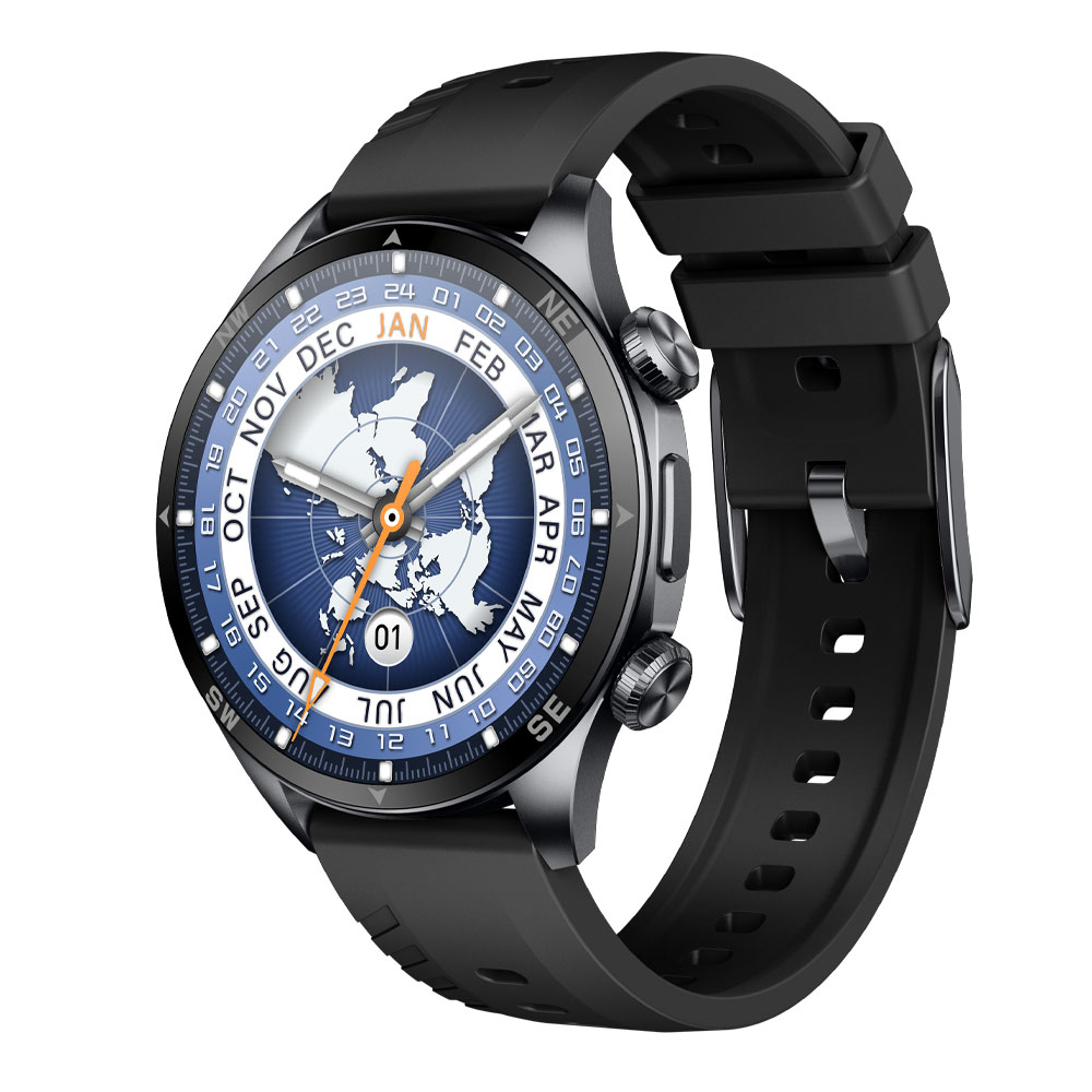 ساعت هوشمند گلوریمی مدل GX SPORT مناسب برای ورزش، کنترل سطح اکسیژن خون، شمارش ضربان قلب، پایش وضعیت خواب، با بند سیلیکونی