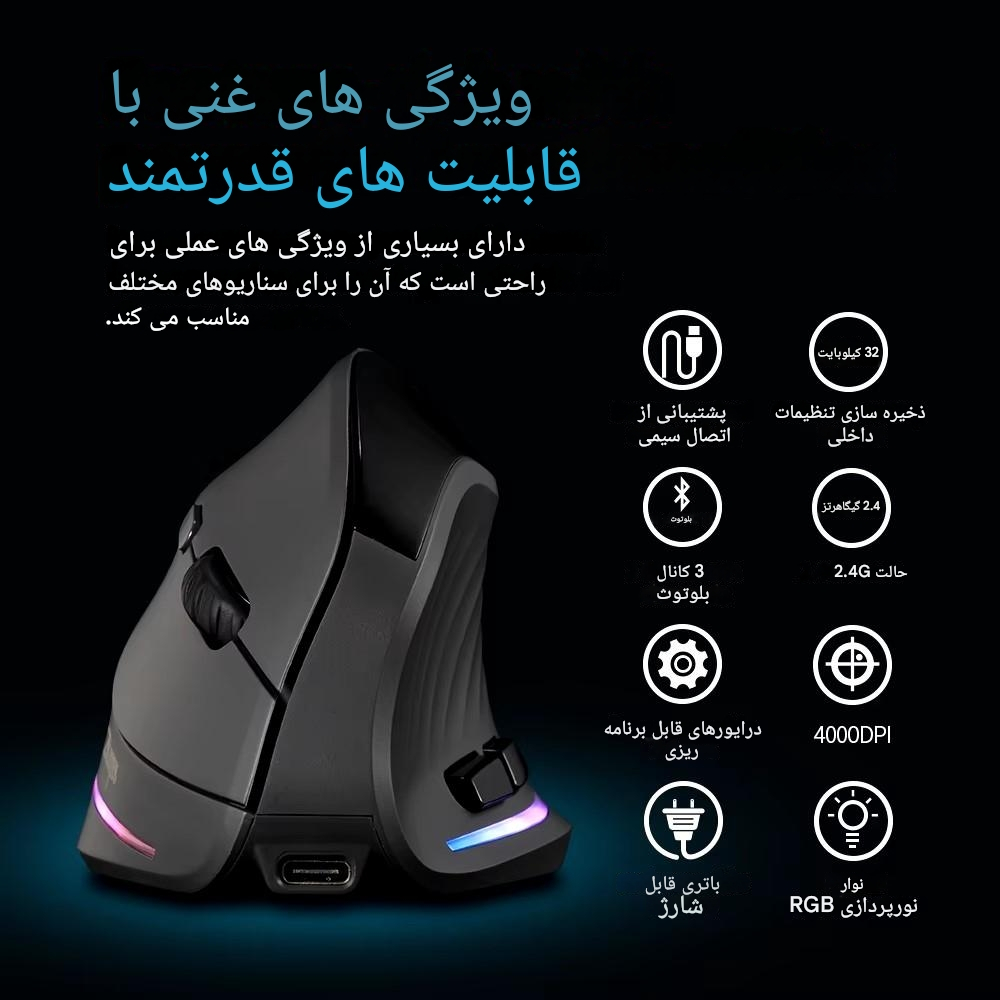 ماوس بی سیم زیلوتس مدل F-35C