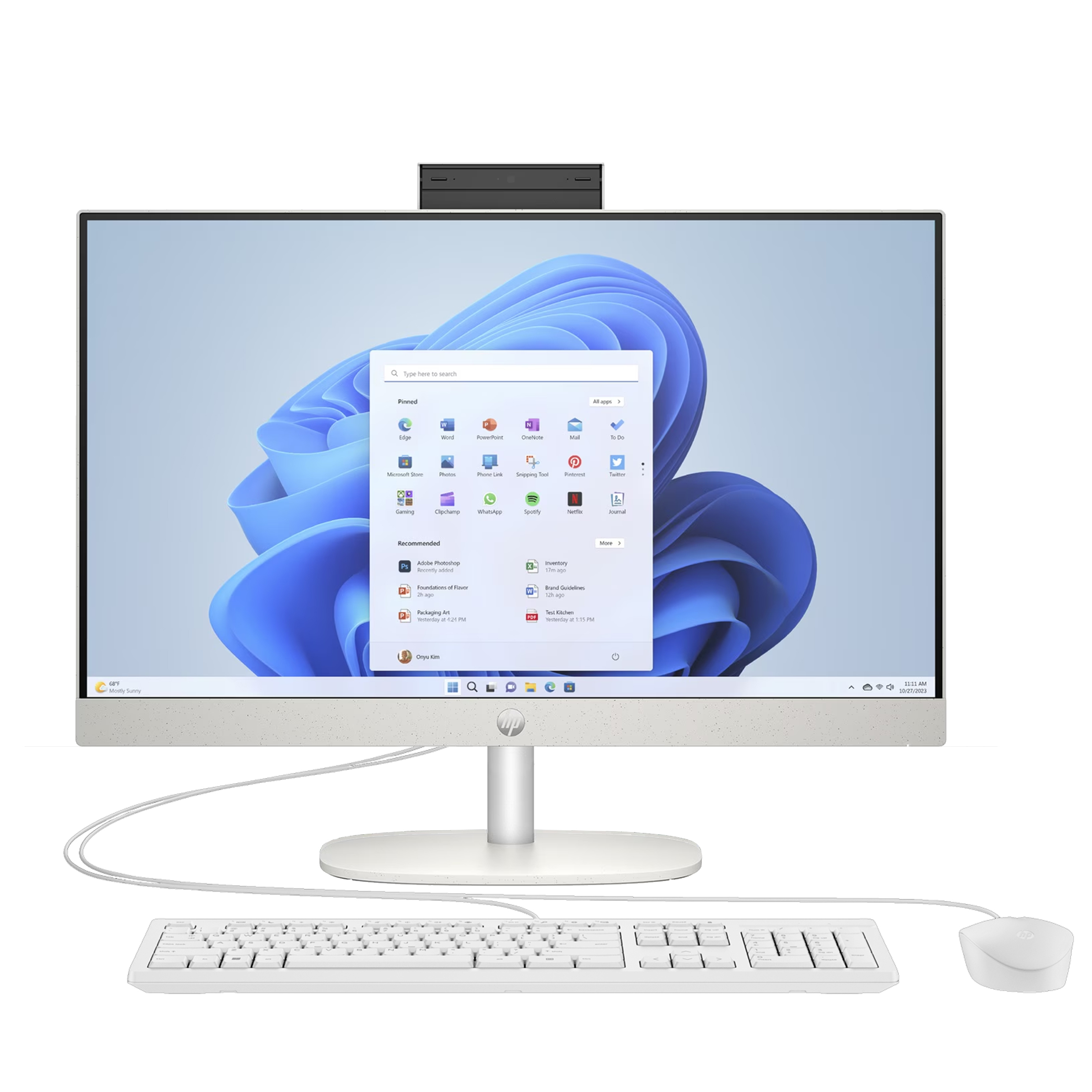 کامپیوتر همه کاره 23.8 اینچ اچ‌ پی مدل 24 CR0315nh-i3 1315U 16GB 512SSD UHD