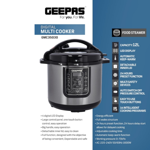 مولتی کوکر جی پاس مدل GMC35038UK