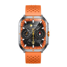 ساعت هوشمند 44 میلی متری گلوریمی مدل EMD GX TRACE با بند سیلیکونی