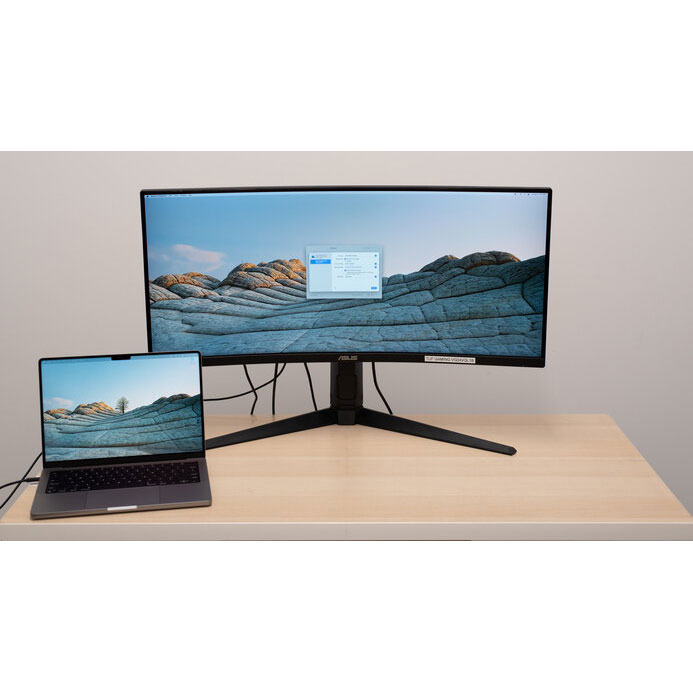 مانیتور خمیده گیمینگ 34 اینچ ایسوس مدل TUF Gaming VG34VQ3B