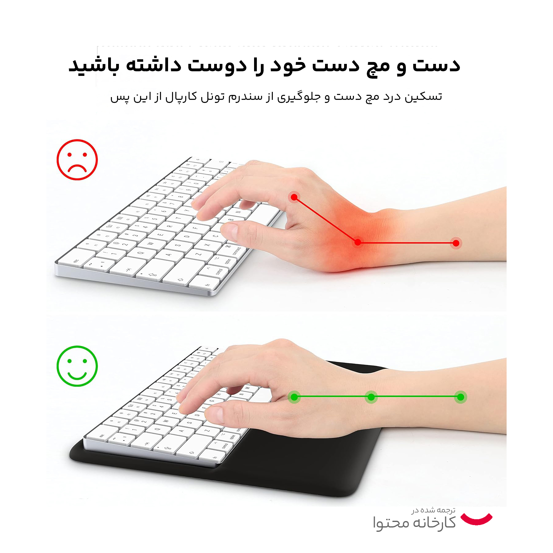 کیبورد اپل مدل  MK2C3