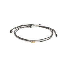 دستبند بند و طلا 18 عیار زنانه گالری شیدا مجد مدل 3 البرنارد نخی لمه