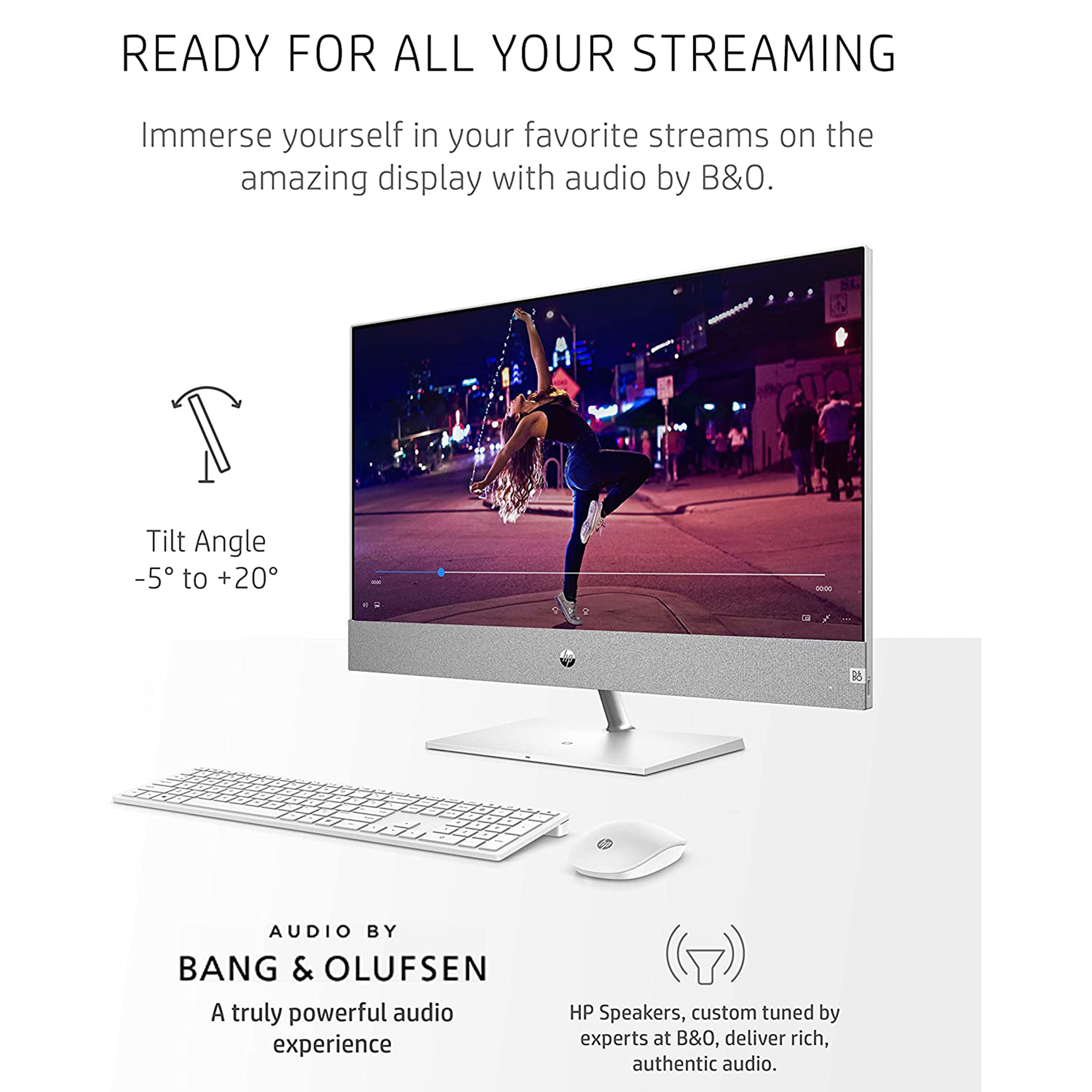 کامپیوتر همه کاره 23.8 اینچ اچ‌ پی مدل Pavilion 24 CA2187nh-i5 13400T 16GB 512SSD RTX3050