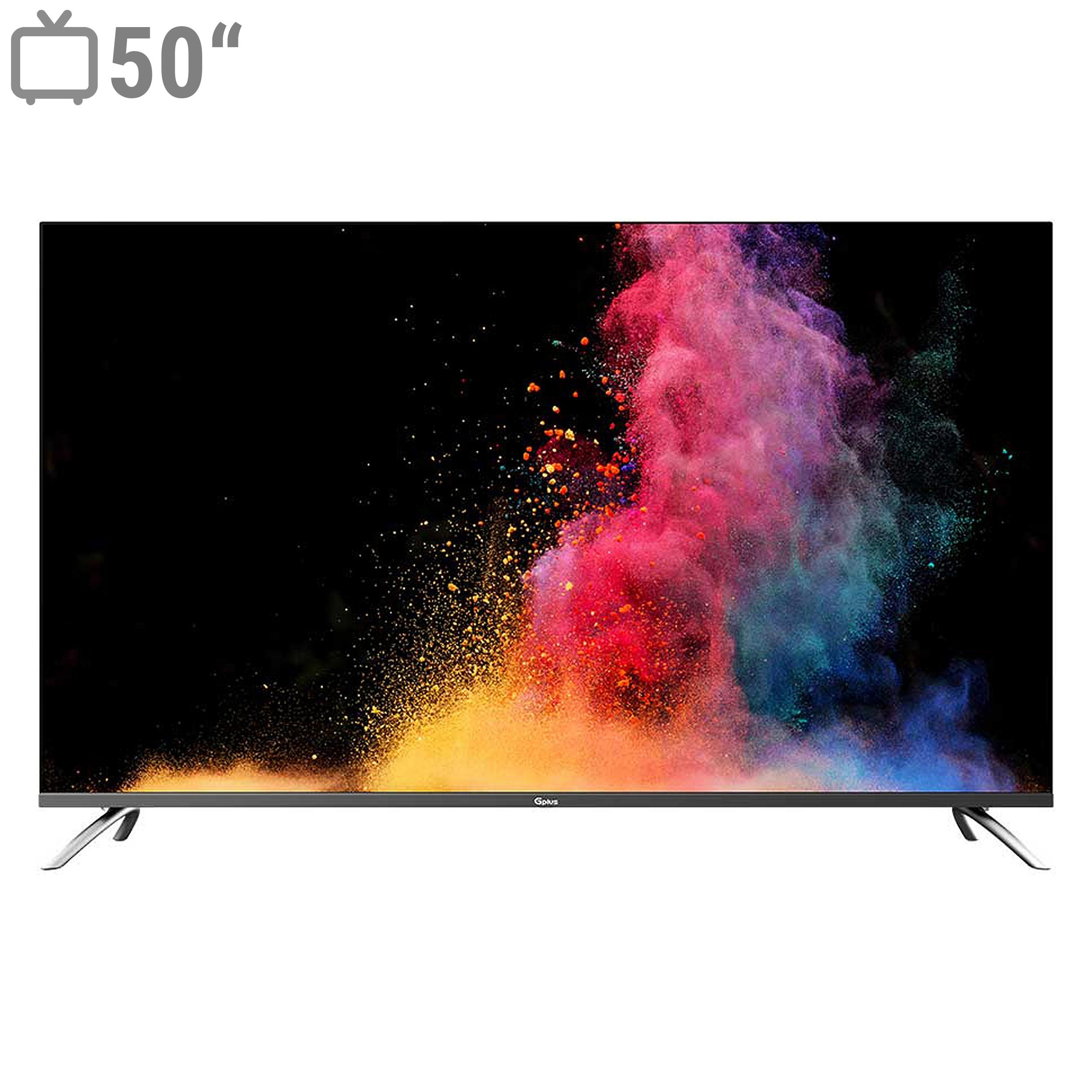 تلویزیون ال ای دی هوشمند جی پلاس مدل GTV-50RU764S سایز 50 اینچ