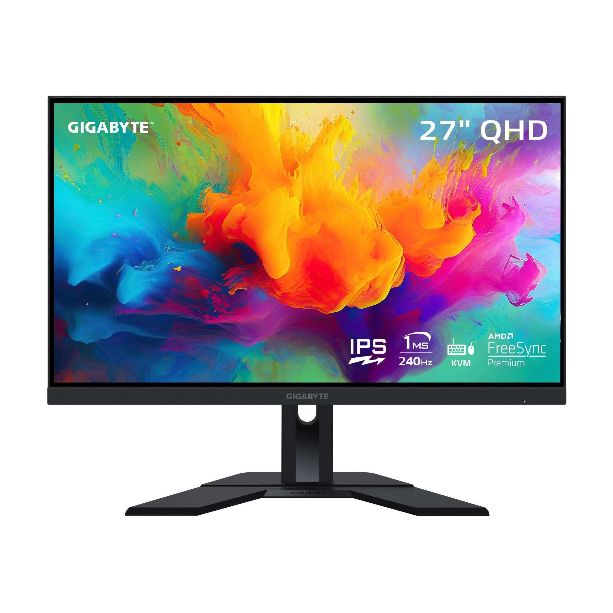 مانیتور گیمینگ بازی گیگابایت مدل M27Q X-EK سایز 27 اینچ