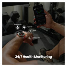 ساعت هوشمند 47 میلی متری امیزفیت مدل Balance 2 با بند سیلیکونی