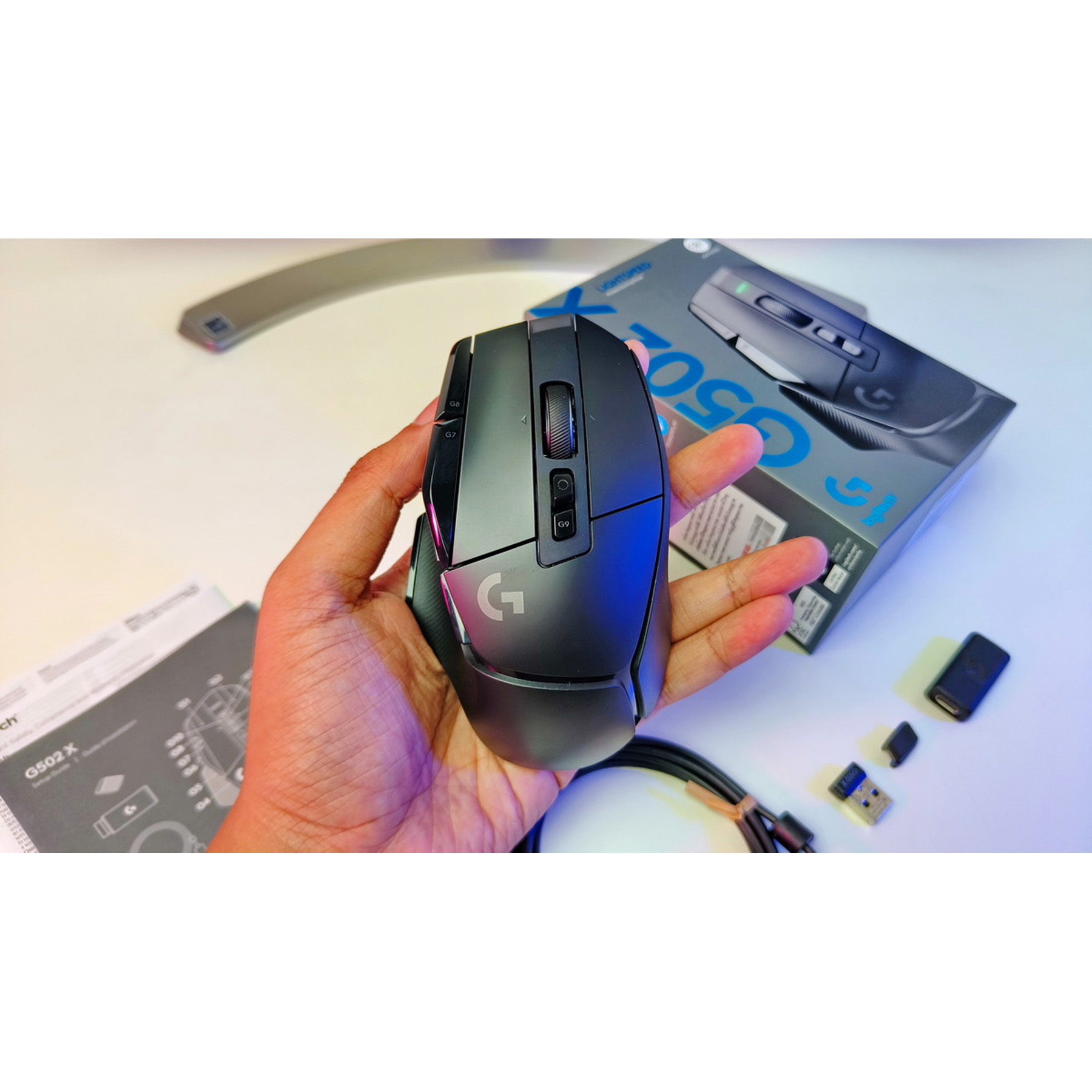 ماوس بی سیم مخصوص بازی لاجیتک مدل G502 X LIGHTSPEED