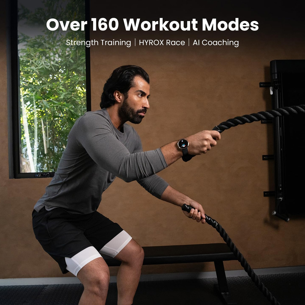 ساعت هوشمند 44 میلی‌متری امیزفیت مدل Active 2 بند چرمی