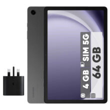 تبلت ۱۱ اینچ سامسونگ مدل Galaxy Tab A9 Plus 5G ظرفیت 64 گیگابایت و رم 4 گیگابایت به همراه شارژر