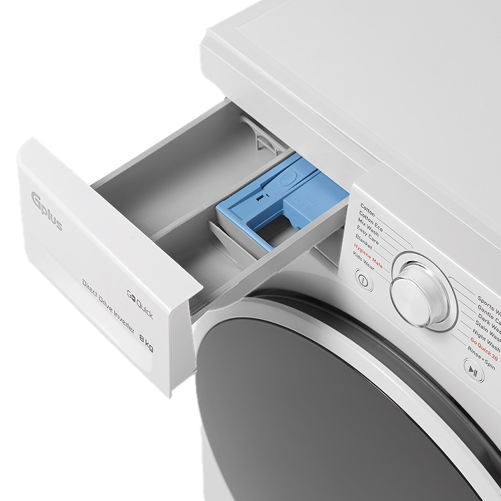 ماشین لباسشویی 8 کیلوگرم اتوماتیک جی پلاس مدل GWM-R87S.MG